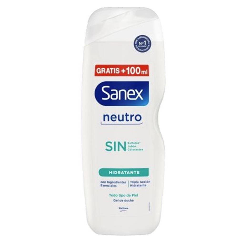 GEL DE DUCHA SANEX NEUTRO PIEL NORMAL 600+100ML