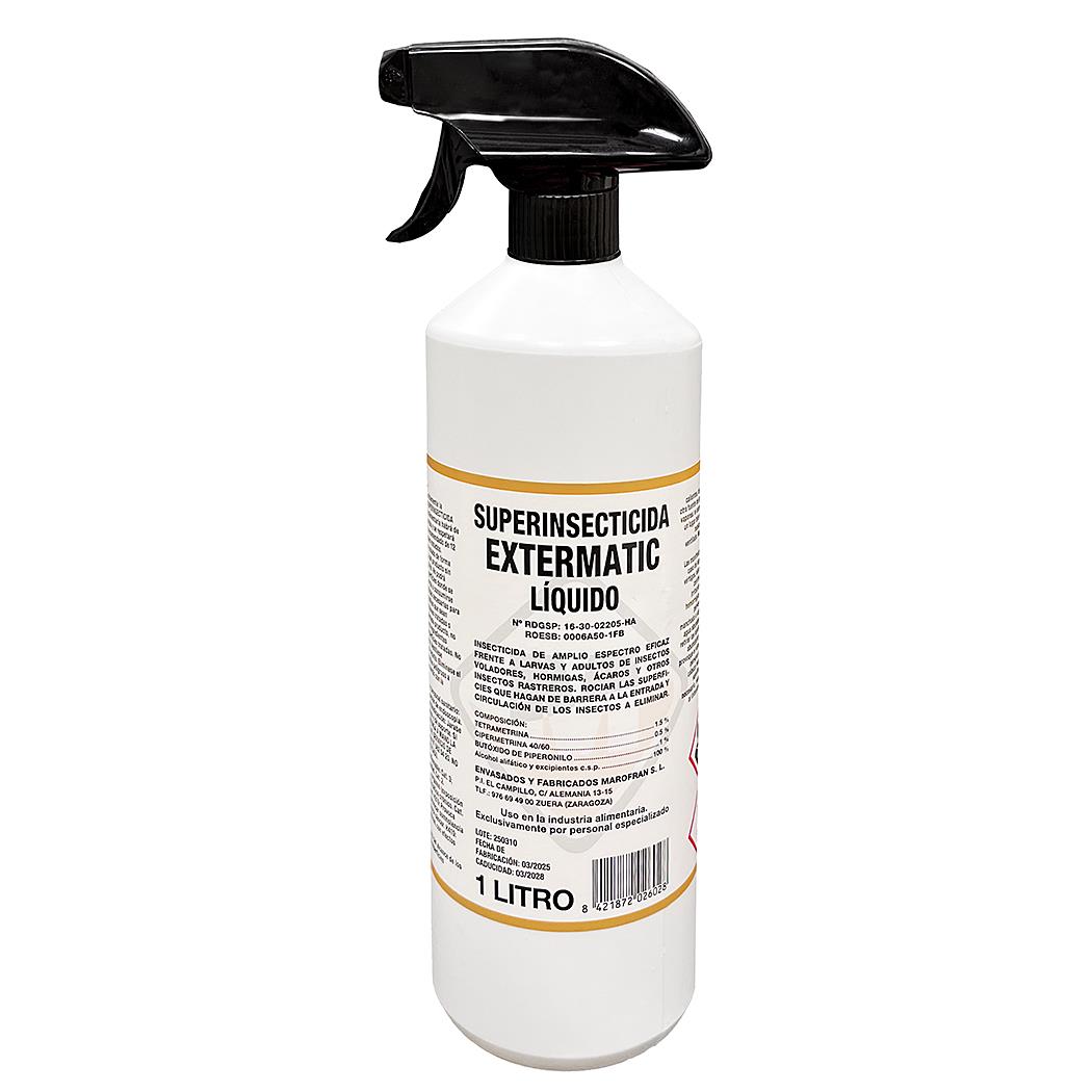 INSECTICIDA MULTI INSECTOS PULV EXTERMATIC 1 LT