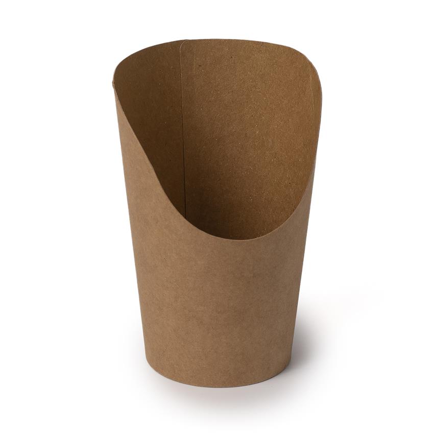 ENVASE CARTON SCOOP 480 ML KRAFT 50 UDS