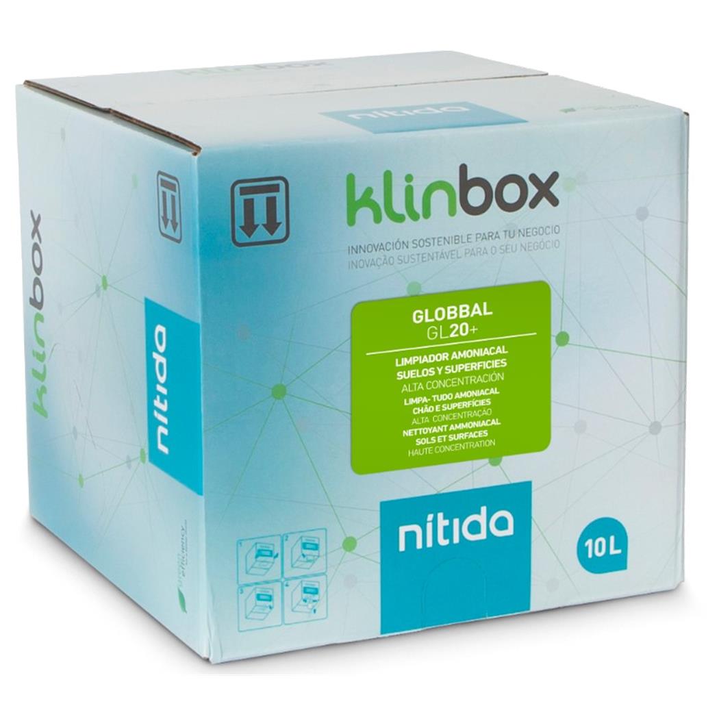 LIMPIADOR AMONIACAL KLINBOX GL20+ 10 LT