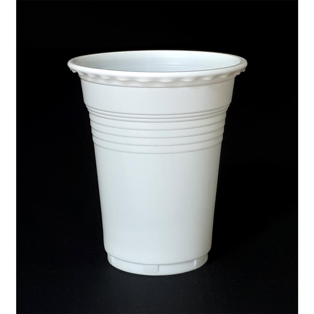VASO PLASTICO 100 ML BLANCO 100 UDS