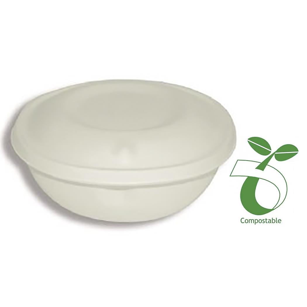BOL COMPOSTABLE CON TAPA 1400 ML 15 UDS