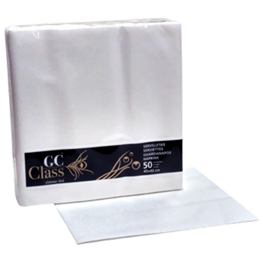 SERVILLETA TS 40X40 CM SIENA BLANCA 50 UDS