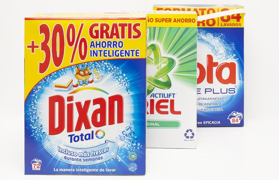 foto DETERGENTES LAVADO ROPA MAQUINA SÓLIDOS