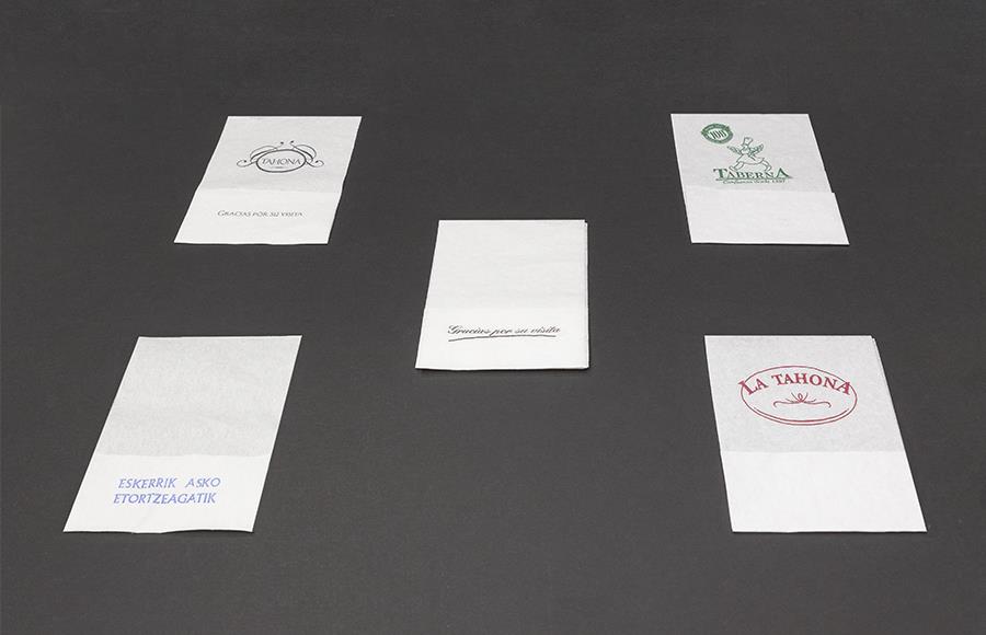 foto SERVILLETAS PARA BARRA Y POSAVASOS